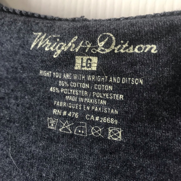 TEXAS RANGERS PULLOVER HOODIE WOMENS SZ L WRIGHT & DITSON - Picture 2 of 5